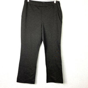 Halogen Pants Small Womens Dark Gray Cropped Stretchy Side Zip